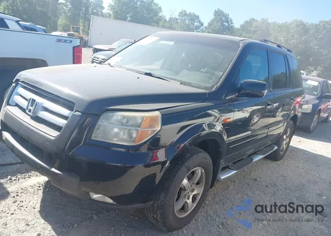 2006 Honda Pilot Ex-L из США, поврежденный, VIN 5FNYF18556B004823